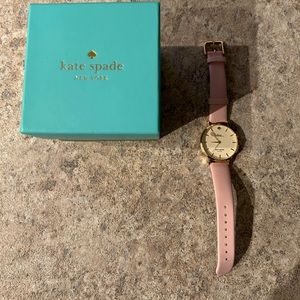 Kate Spade Pink Leather Ladies Watch